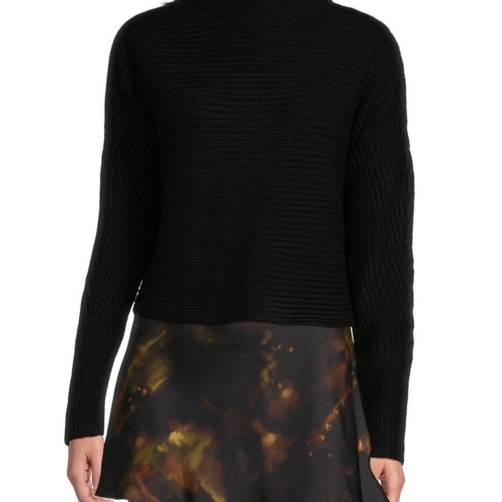Gianni Bini Black Turtleneck Sweater